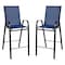 Flash Furniture 2PK Navy Outdoor Barstools with Flex Material 2-JJ-092H-NV-GG - alternate 5